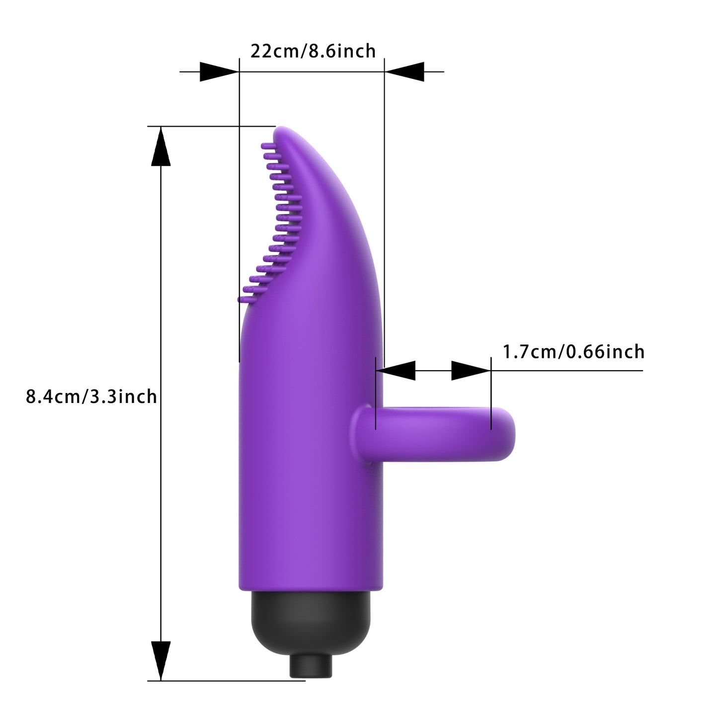 Portable Finger Sleeve/ Finger Bullet Vibrator IJW-FS01