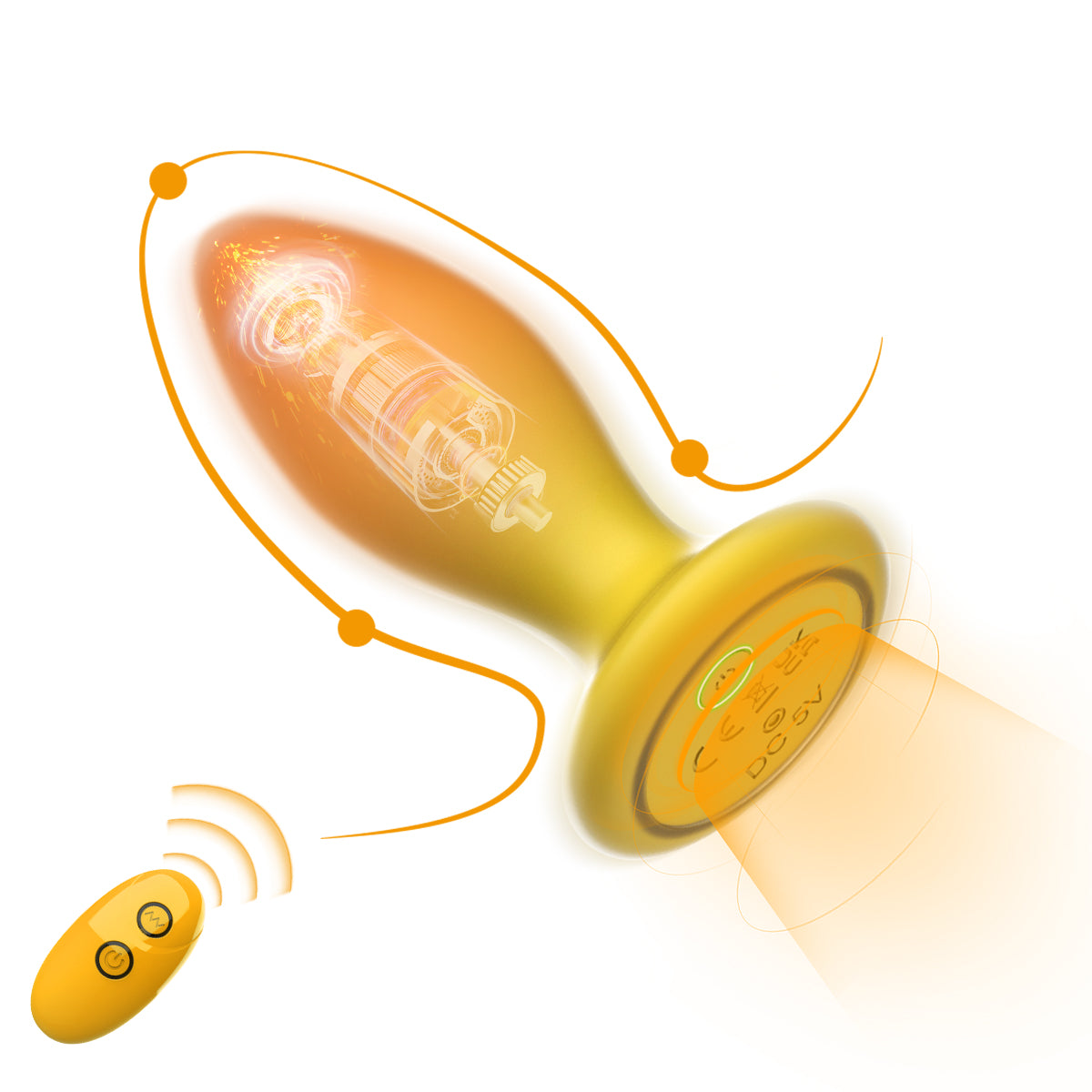 Anal Vibrator Double Silicone IJW-AT18