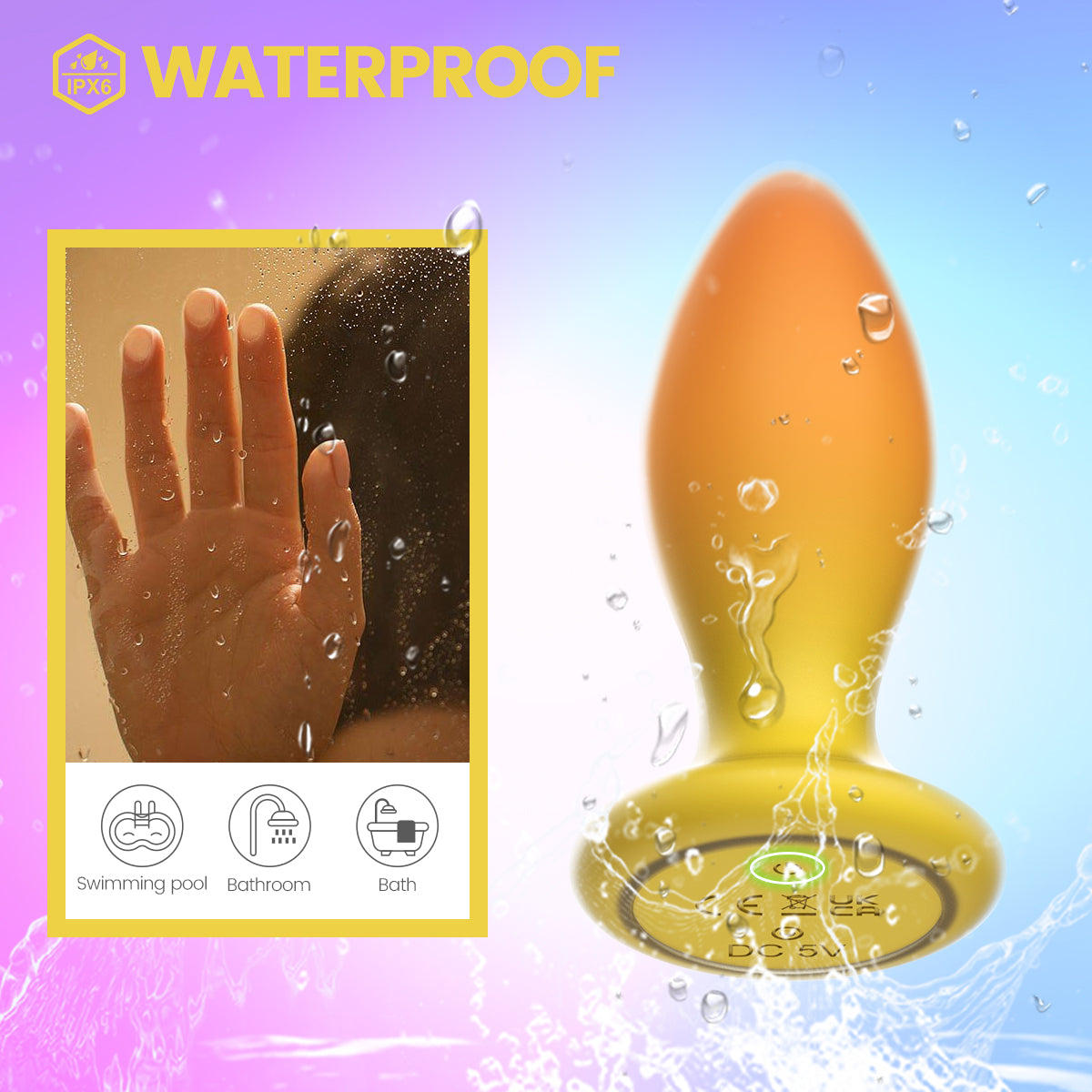 Anal Vibrator Double Silicone IJW-AT18