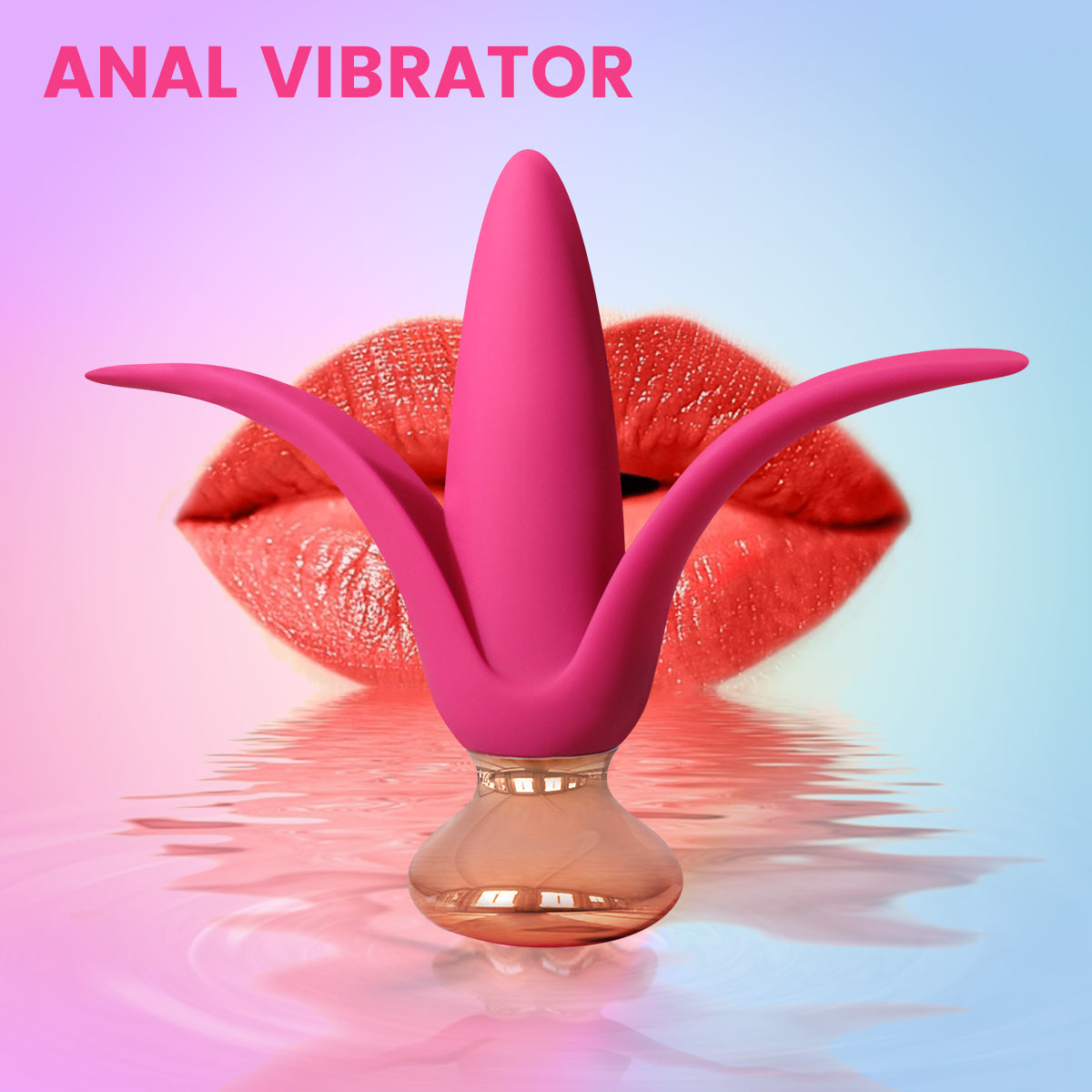 Anal vibrator Built Two Extra Pannel More Stimulation IJW-AT14
