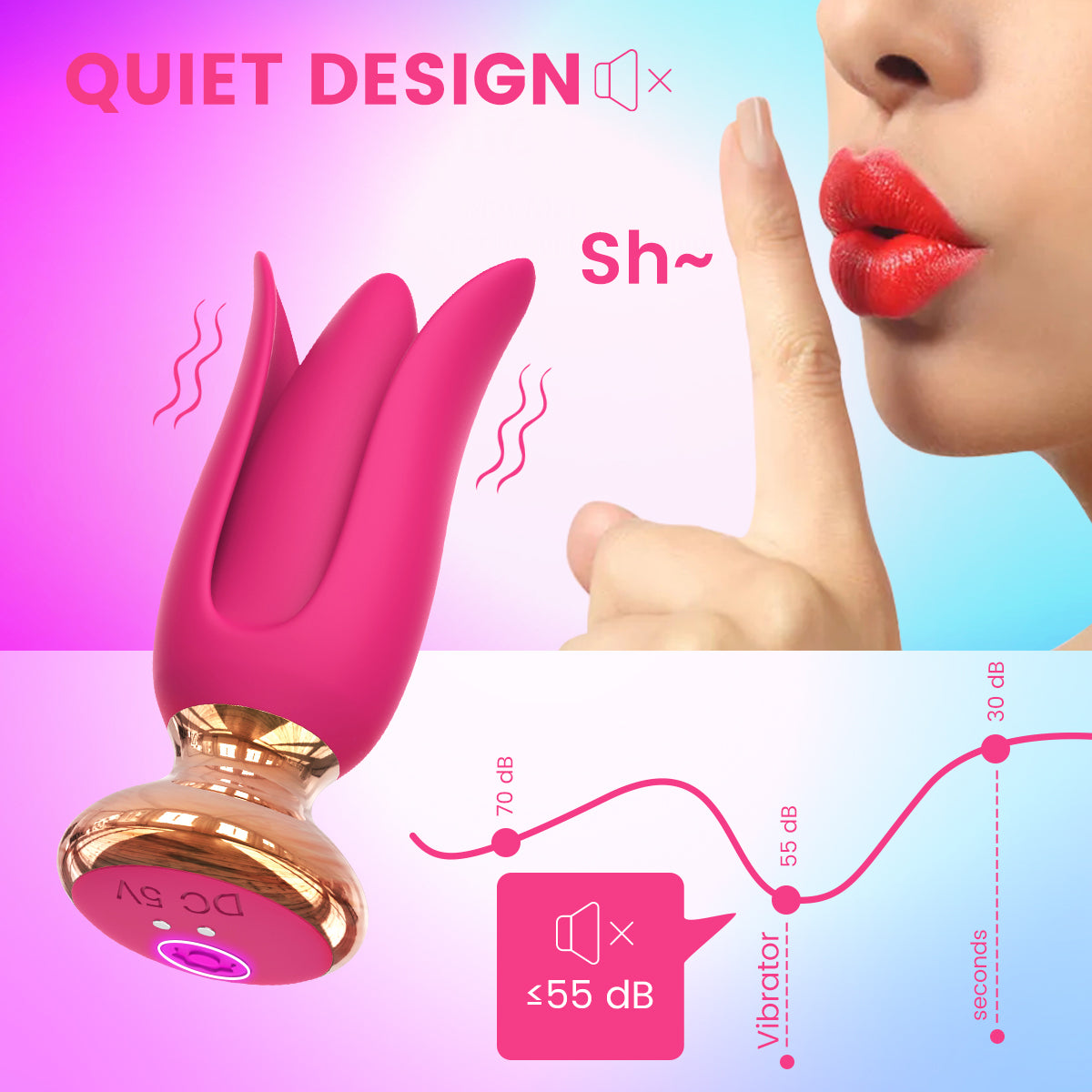 Anal vibrator Built Two Extra Pannel More Stimulation IJW-AT14
