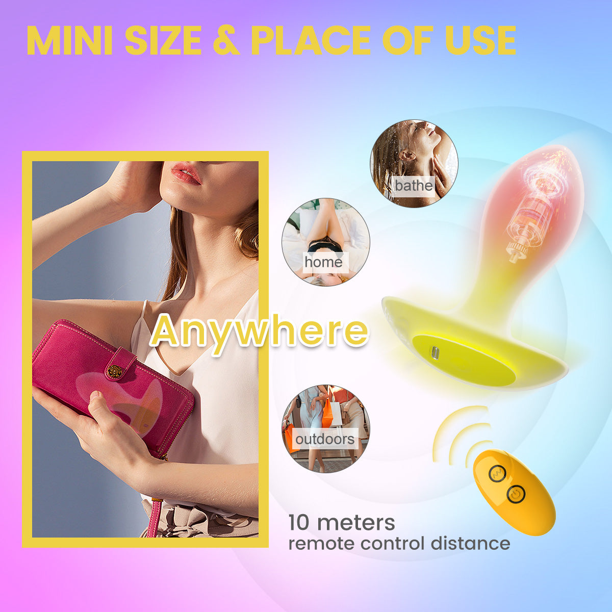 Anal Toy with Bright Color IJW-AT20