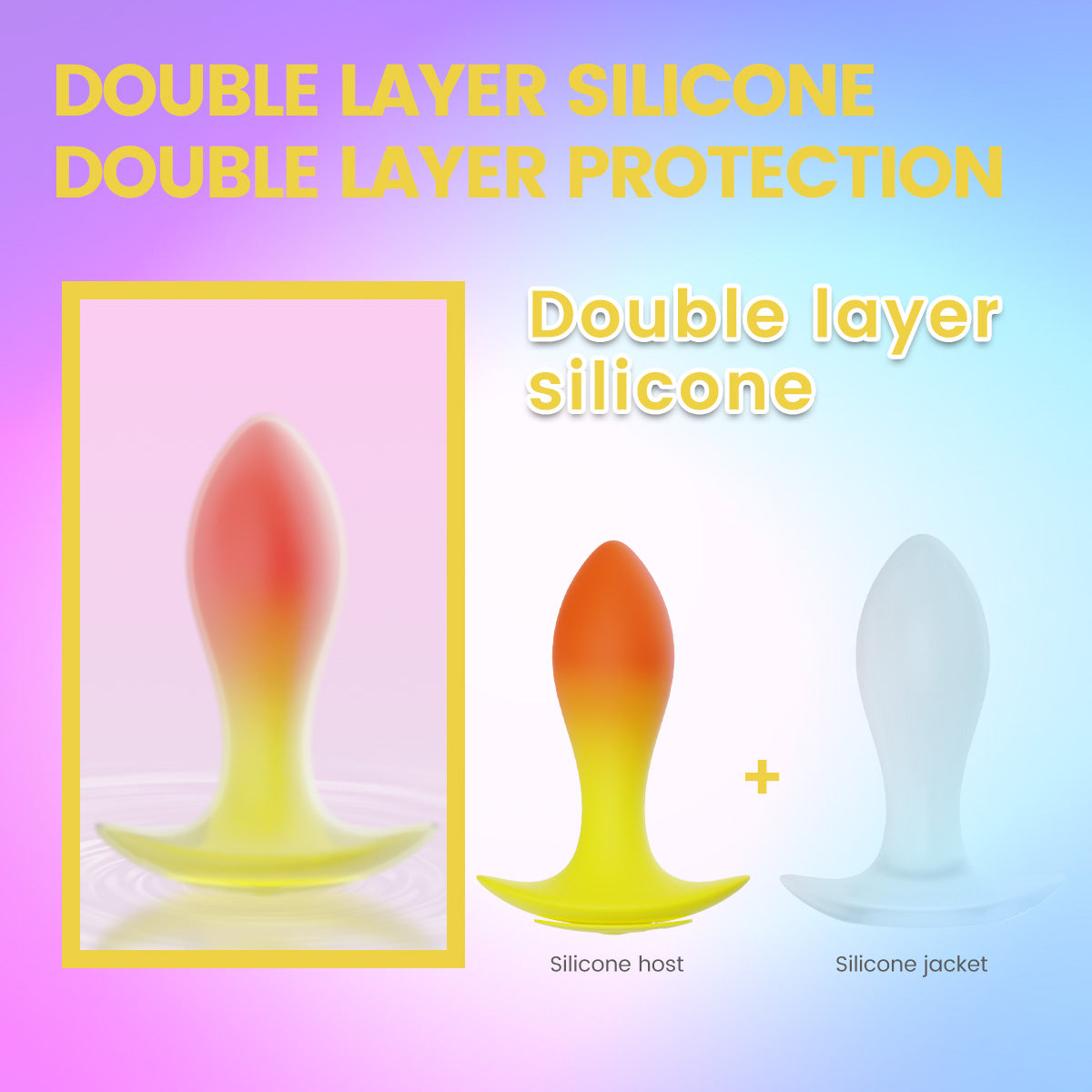Anal Toy with Bright Color IJW-AT20