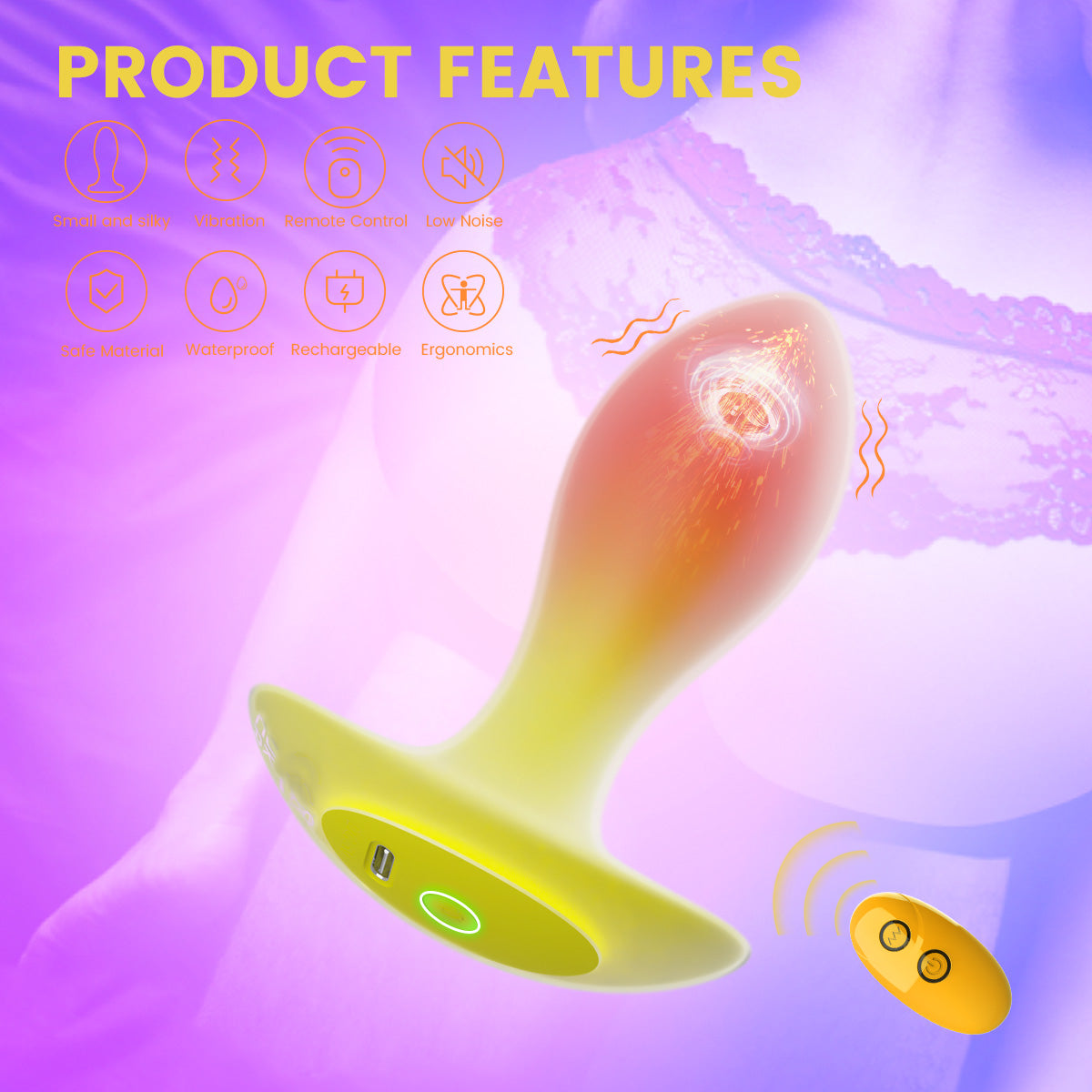 Anal Toy with Bright Color IJW-AT20