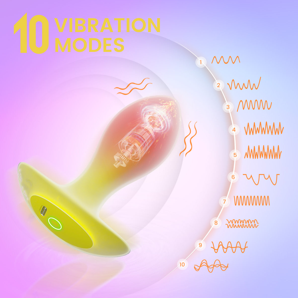 Anal Toy with Bright Color IJW-AT20