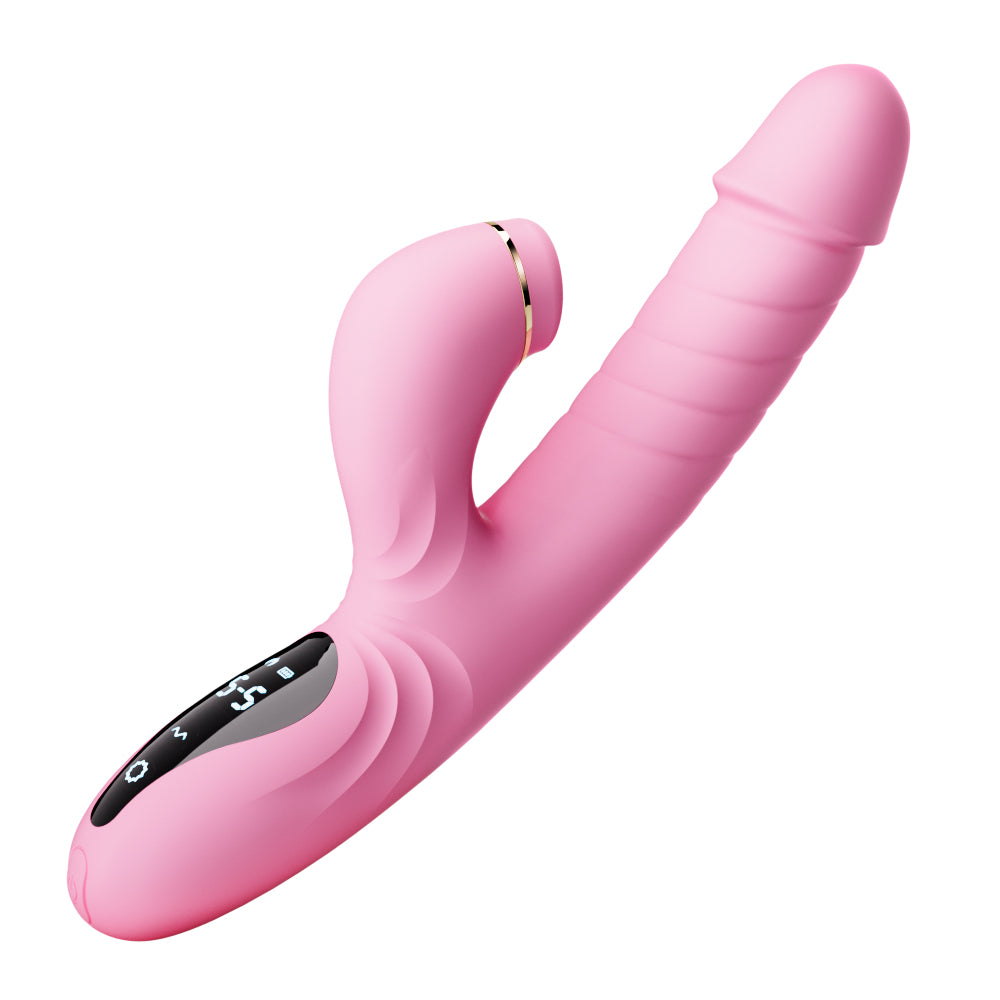 Telescopic Vibrator with LCD Touch Screen IJW-V628