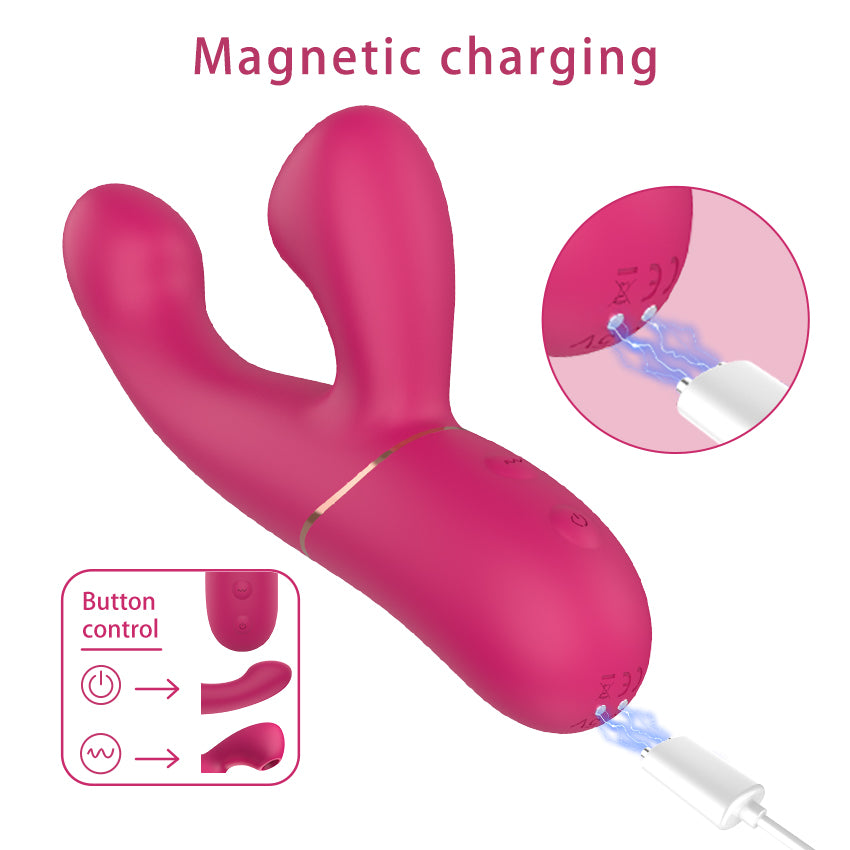 Sucking Vibrator/G-spot Vibrator Wand Massager IJW-V084