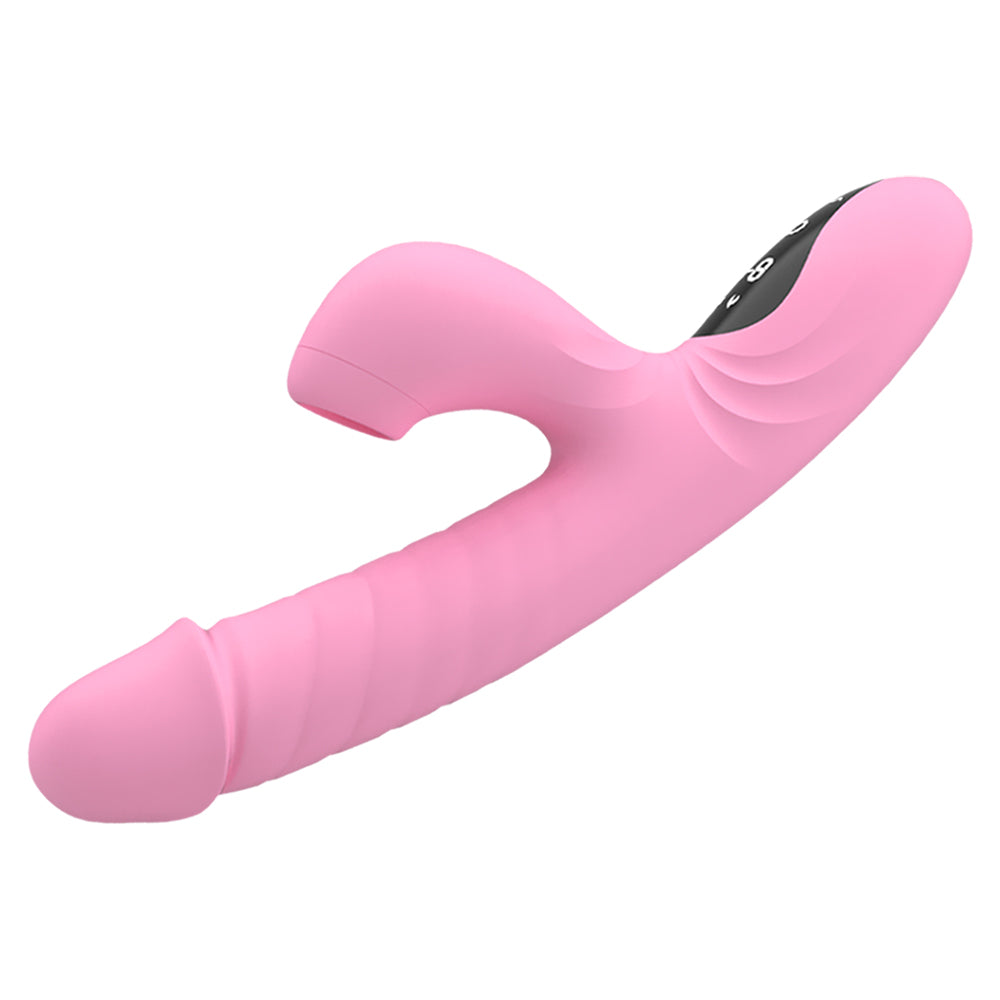 Telescopic Vibrator with LCD Touch Screen IJW-V628