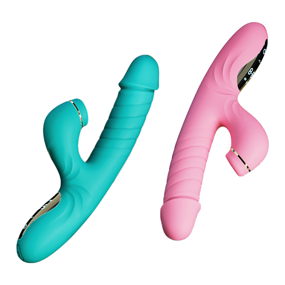 Telescopic Vibrator with LCD Touch Screen IJW-V628