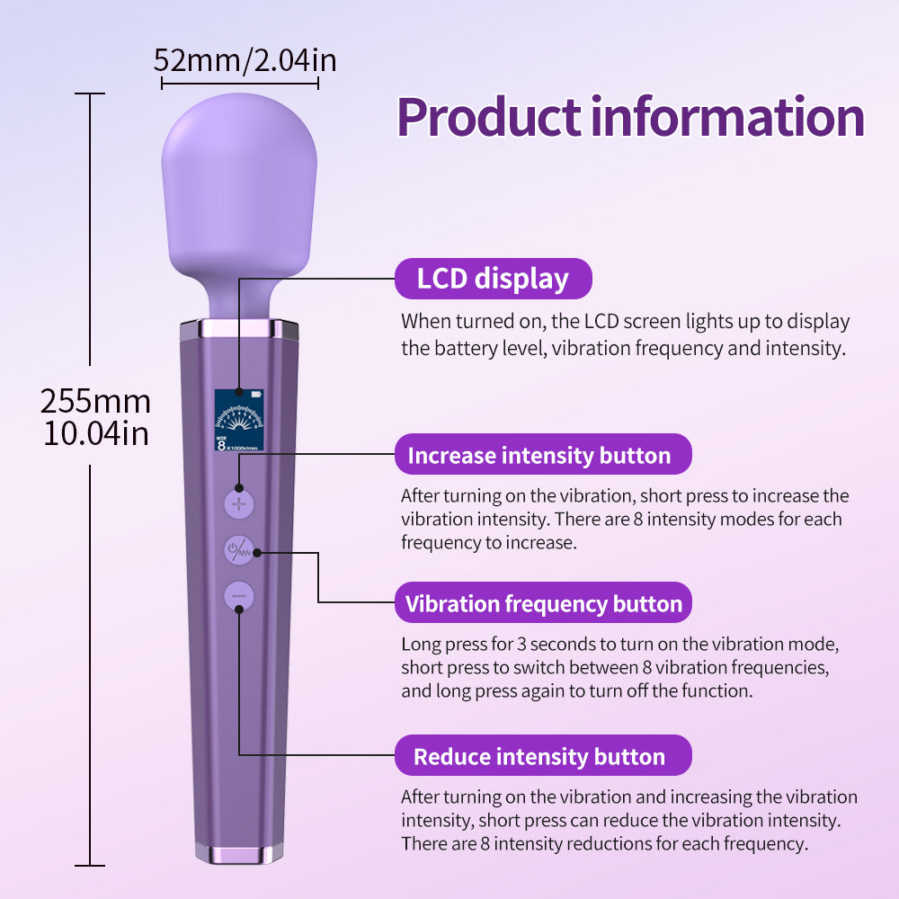 Wand Massager LCD Display IJW2325