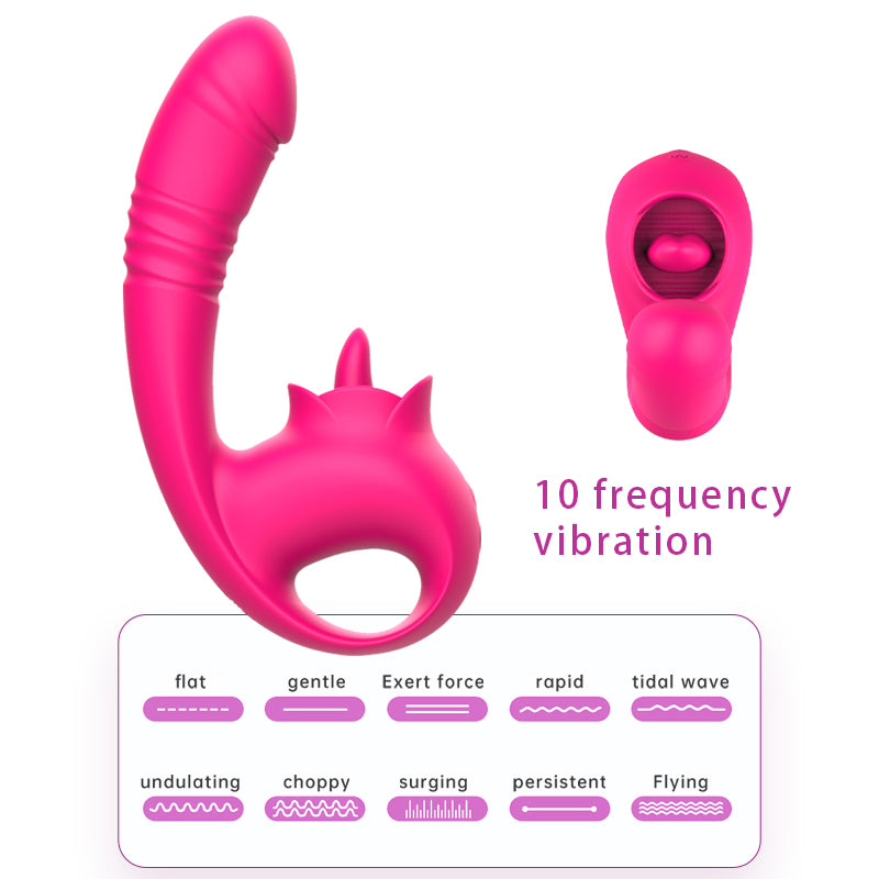 Licking Vibrator with Strength Function IJW-V083