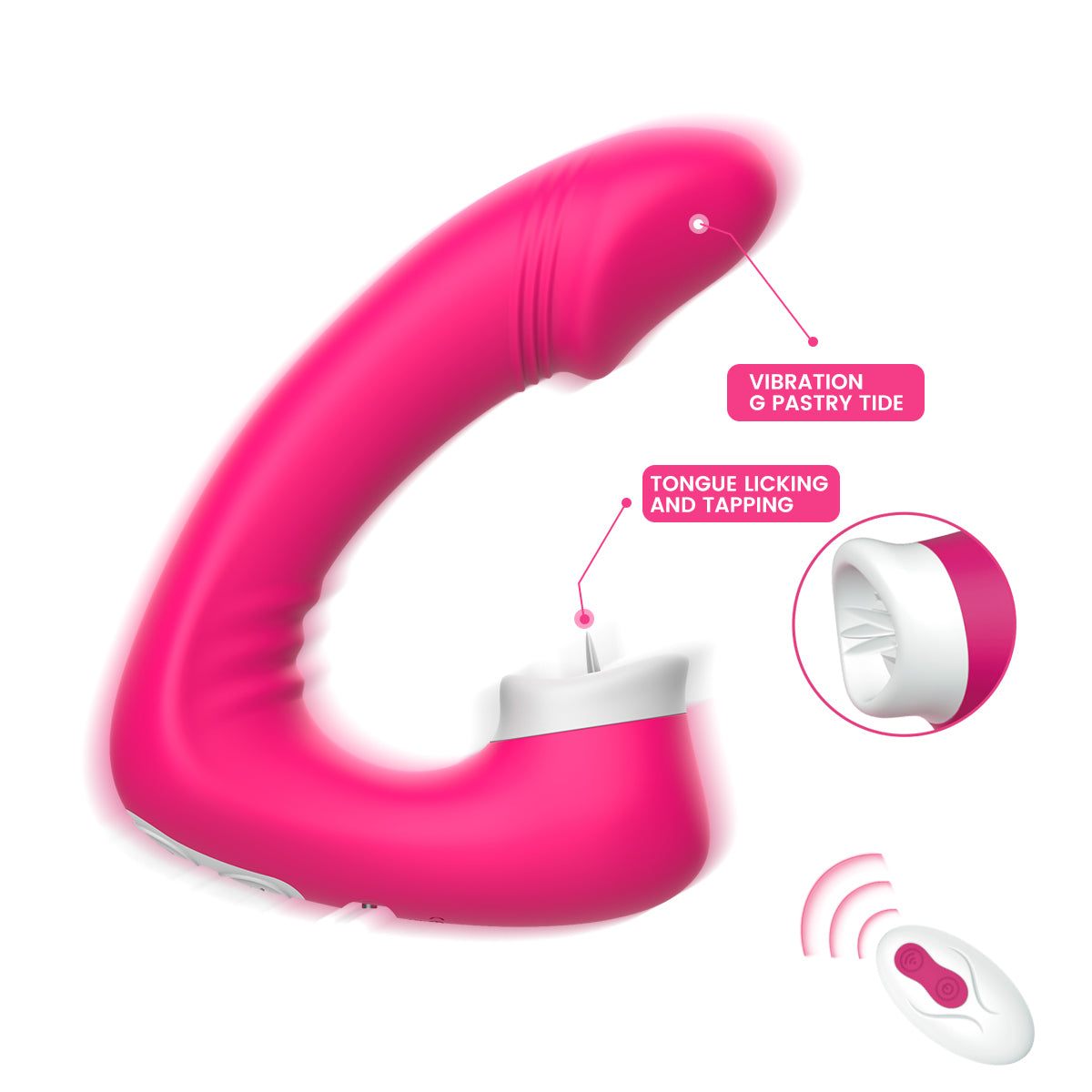 Flexible Licking Vibrator IJW-V068