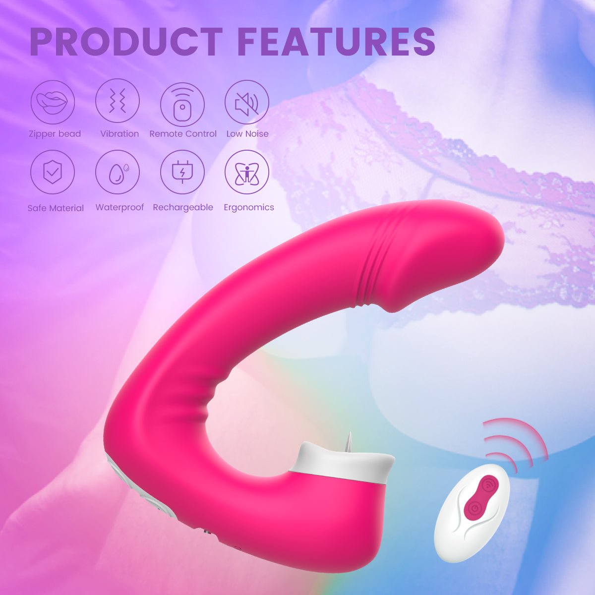 Flexible Licking Vibrator IJW-V068