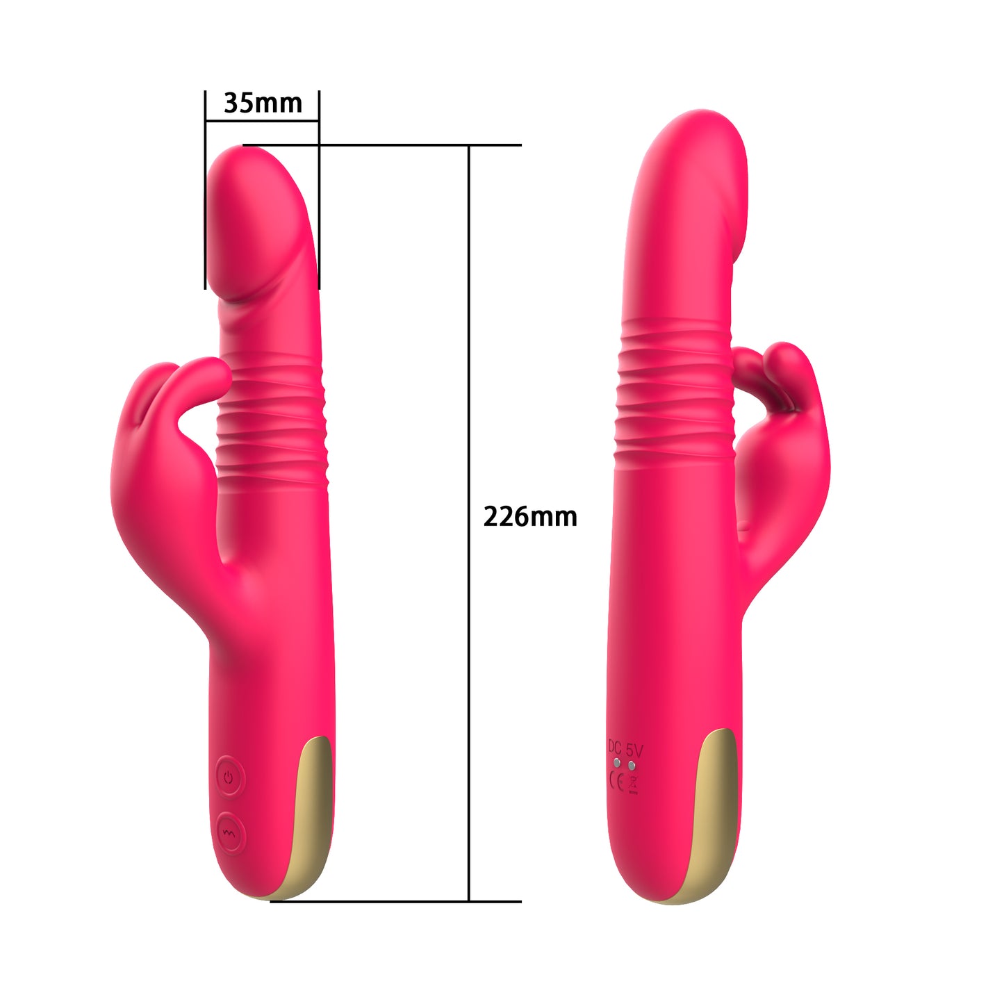 Rabbit Vibrator with Rotate Function IJW-V089