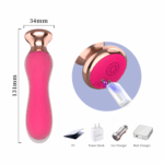 Anal Vibrator Double Layers Silicone IJW-AT11 - Image 3