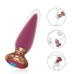 Anal Vibrator Double Layers Silicone IJW-AT12 - Image 3